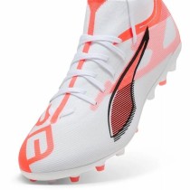 Chaussures de Football pour Adultes Puma Ultra 5 Match+ Mg Blanc
