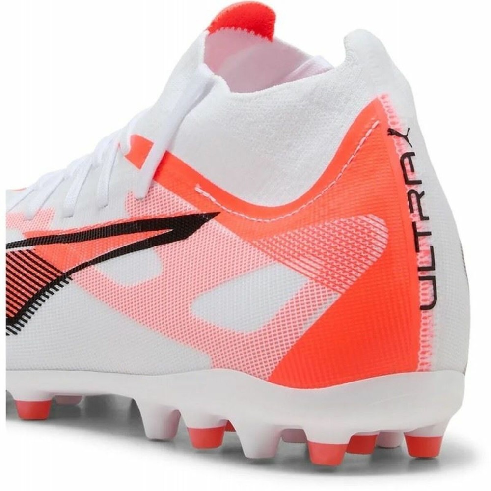 Chaussures de Football pour Adultes Puma Ultra 5 Match+ Mg Blanc
