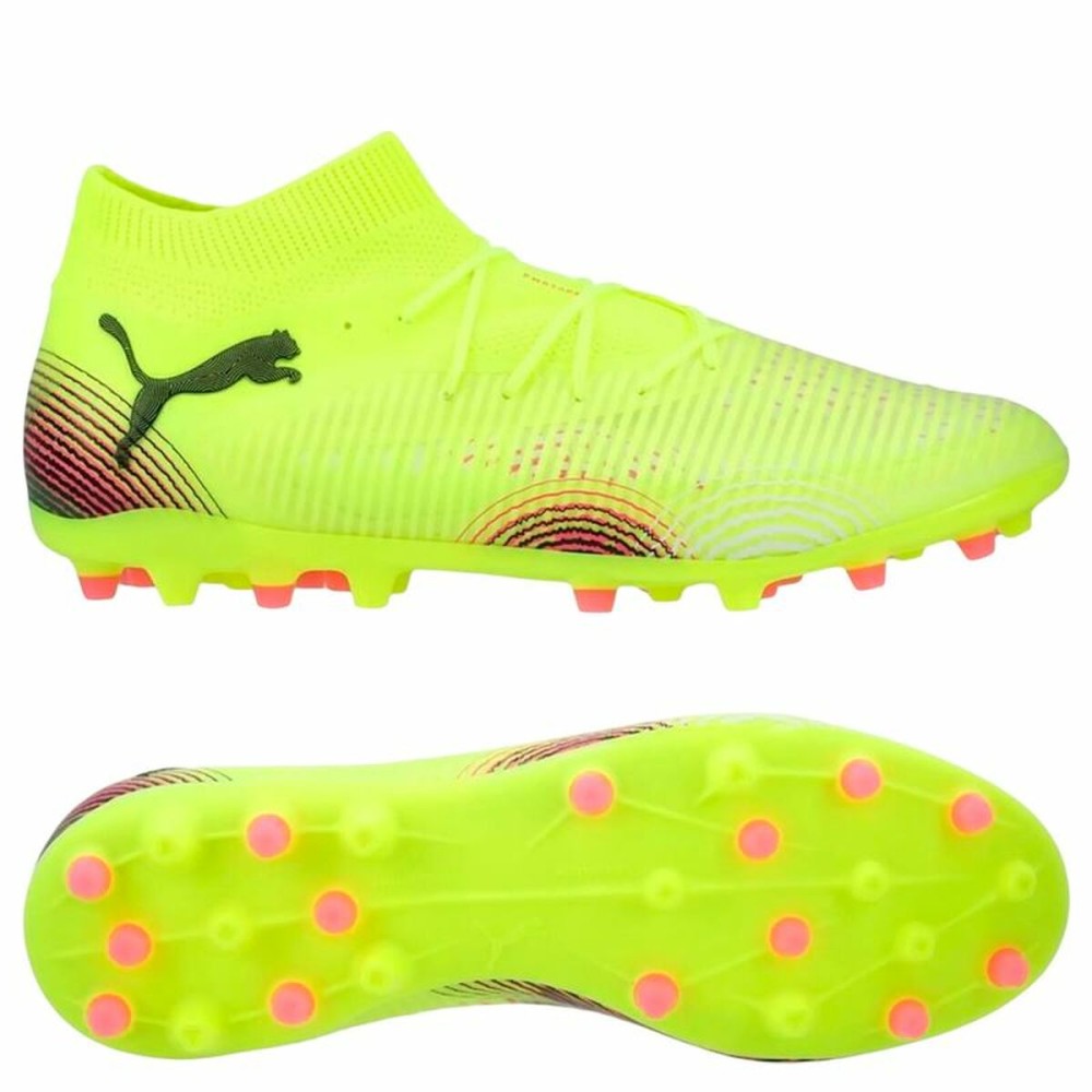 Chaussures de Football pour Adultes Puma Future 8 Pro Mg Jaune