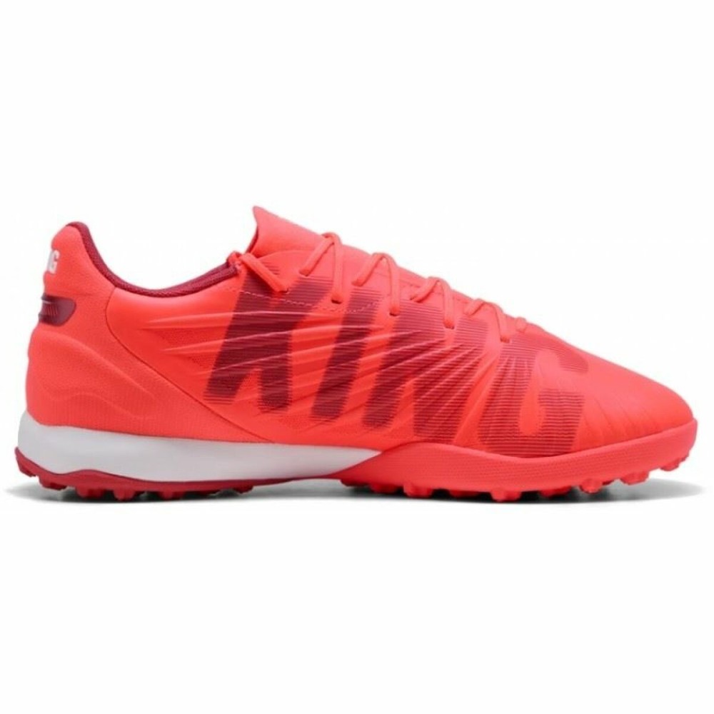 Chaussures de Football pour Adultes Puma King Match Tt Rouge