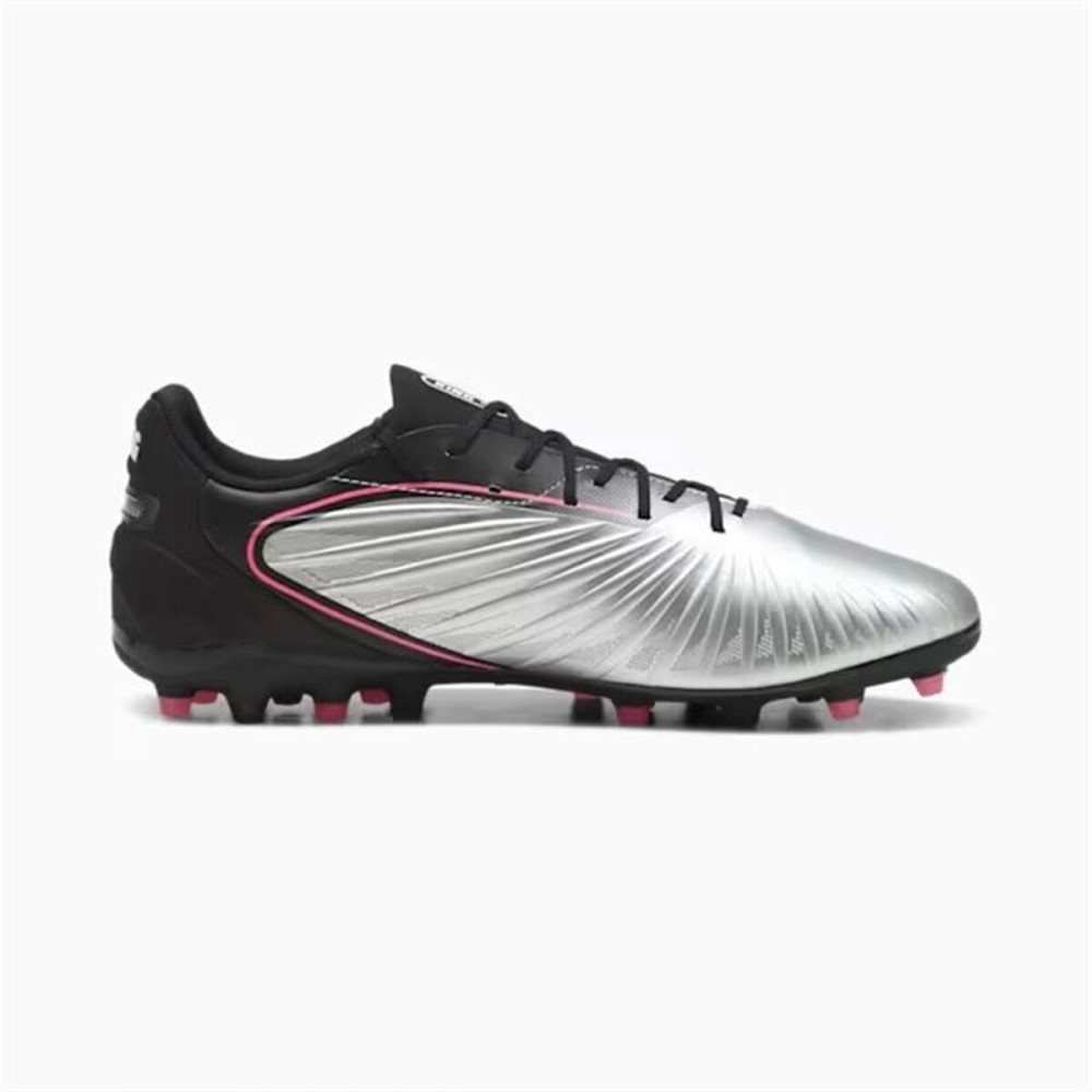 Chaussures de Football pour Adultes Puma King Match Mg Noir