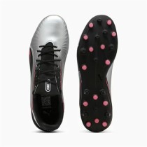 Chaussures de Football pour Adultes Puma King Match Mg Noir