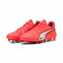 Chaussures de Football pour Adultes Puma King Ultimate Fg/Ag Rouge