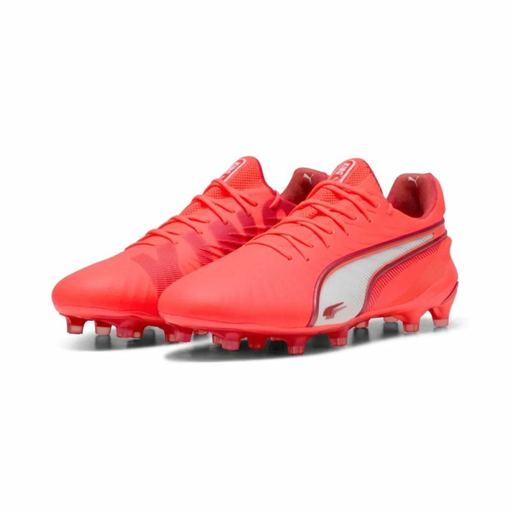 Chaussures de Football pour Adultes Puma King Ultimate Fg/Ag Rouge