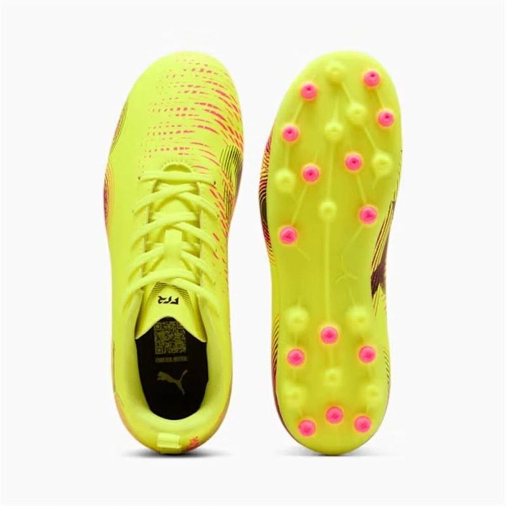 Chaussures de Football pour Adultes Puma Future 8 Play Mg Jaune