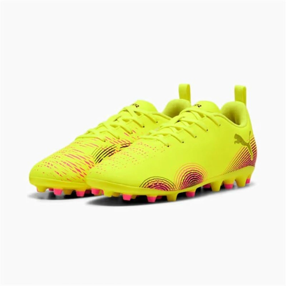 Chaussures de Football pour Adultes Puma Future 8 Play Mg Jaune