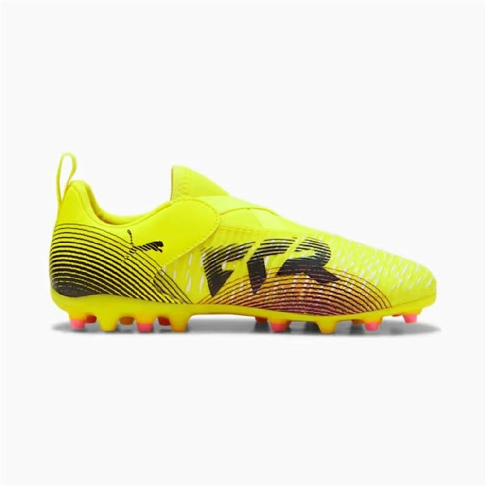 Chaussures de Football pour Adultes Puma Future 8 Match Ll Mg Jaune