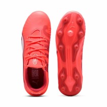 Chaussures de Football pour Adultes Puma King Match Fg/Ag Rouge