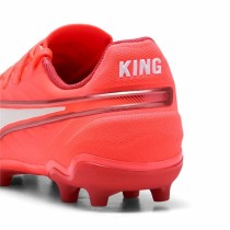 Chaussures de Football pour Adultes Puma King Match Fg/Ag Rouge