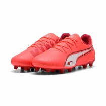 Chaussures de Football pour Adultes Puma King Match Fg/Ag Rouge