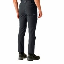 Long Sports Trousers Regatta Highton II Zip Off Black Moutain