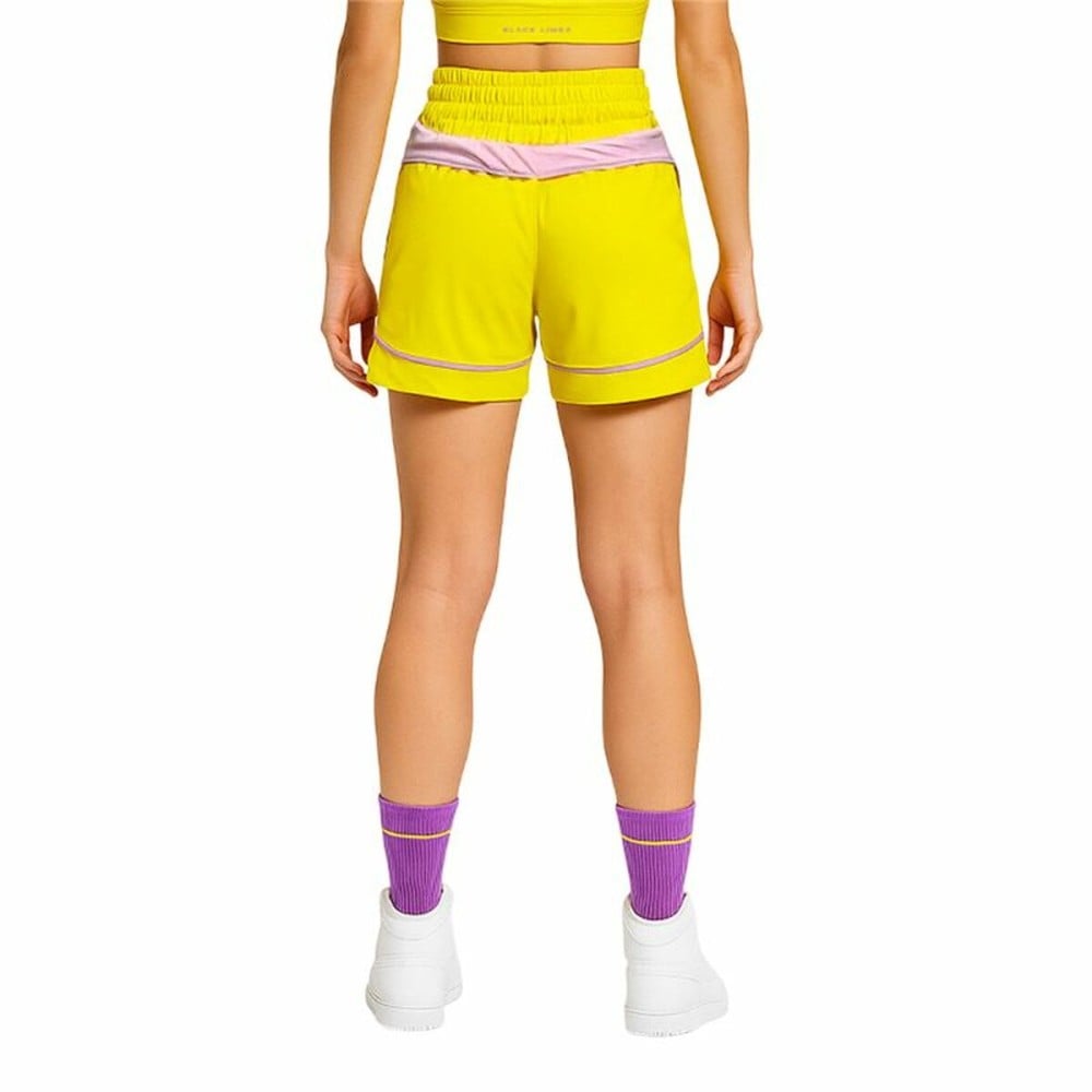 Short de Sport Black Limba Black Limba Boxwear Mujer Jaune Femme Fitness