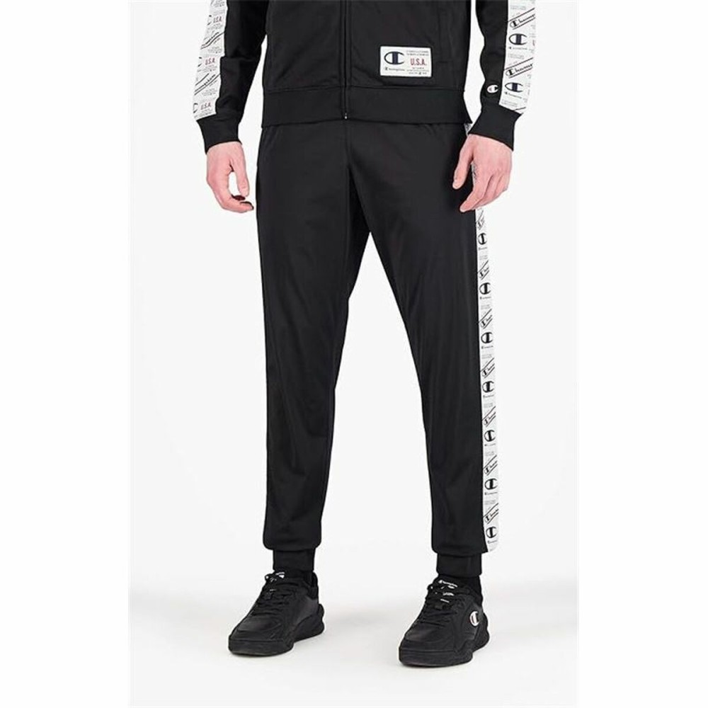 Hose Champion Rib Cuff Schwarz