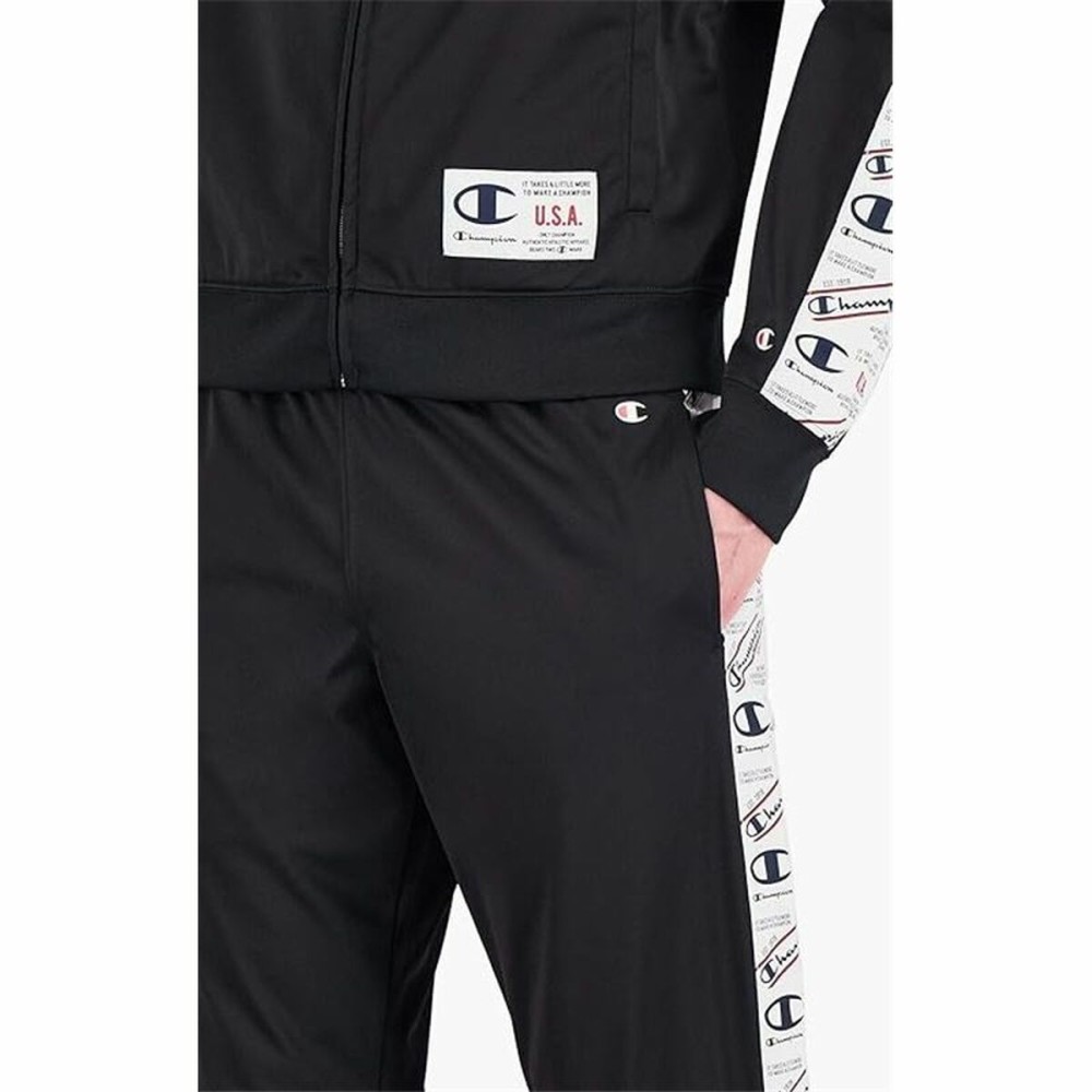 Hose Champion Rib Cuff Schwarz