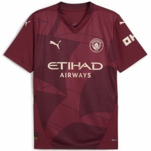Men's Short-sleeved Football Shirt Puma Mcfc Third Jersey Replica