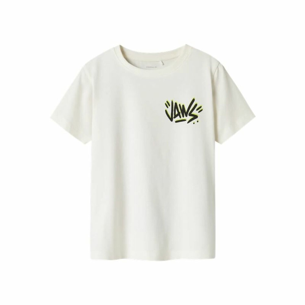 Child's Short Sleeve T-Shirt Name It Nkmmakai Jaws Nreg Box Sky