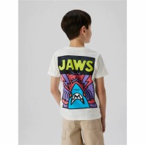 Child's Short Sleeve T-Shirt Name It Nkmmakai Jaws Nreg Box Sky