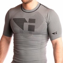 Herren Kurzarm-T-Shirt Hanker Yod Grau