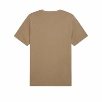 Herren Kurzarm-T-Shirt Puma Essentials Logo Lab Summer Hellbraun