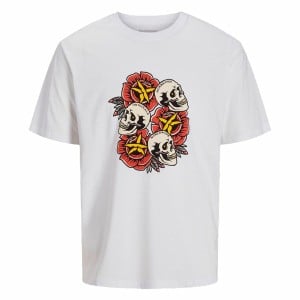 Jungen Kurzarm-T-Shirt Jack & Jones Joranatomy Skull Ss Crew Neck