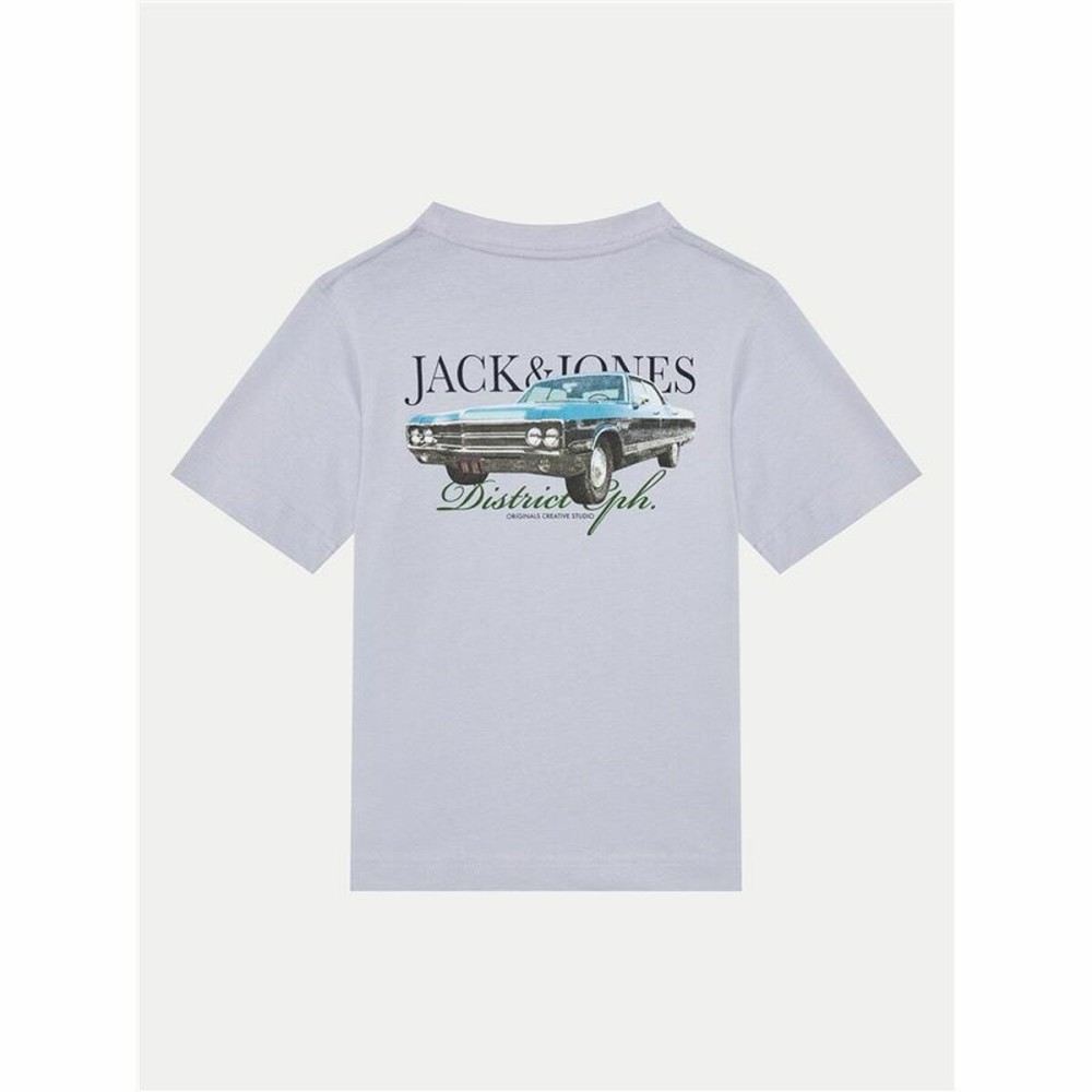 Kurzarm-T-Shirt für Kinder Jack & Jones Jorboston Photo w Neck Indigo