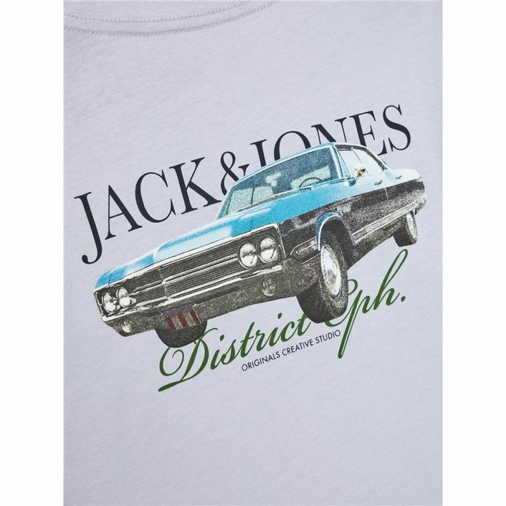 Kurzarm-T-Shirt für Kinder Jack & Jones Jorboston Photo w Neck Indigo