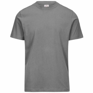 Herren Kurzarm-T-Shirt Kappa Cafers Slim Dunkelgrau