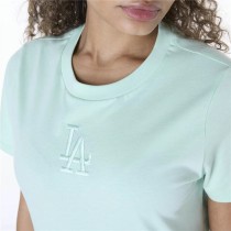 Damen Kurzarm-T-Shirt New Era LA Dodgers MLB League Essential Aquamarin
