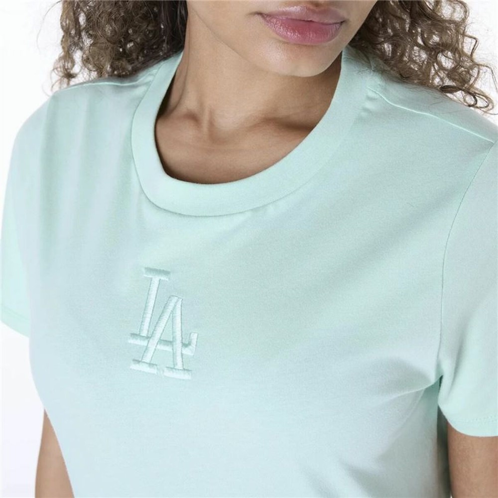 Damen Kurzarm-T-Shirt New Era LA Dodgers MLB League Essential Aquamarin
