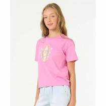 T shirt à manches courtes Enfant Rip Curl Island Surf Crop Rose