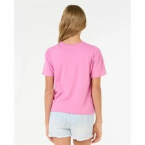 T shirt à manches courtes Enfant Rip Curl Island Surf Crop Rose