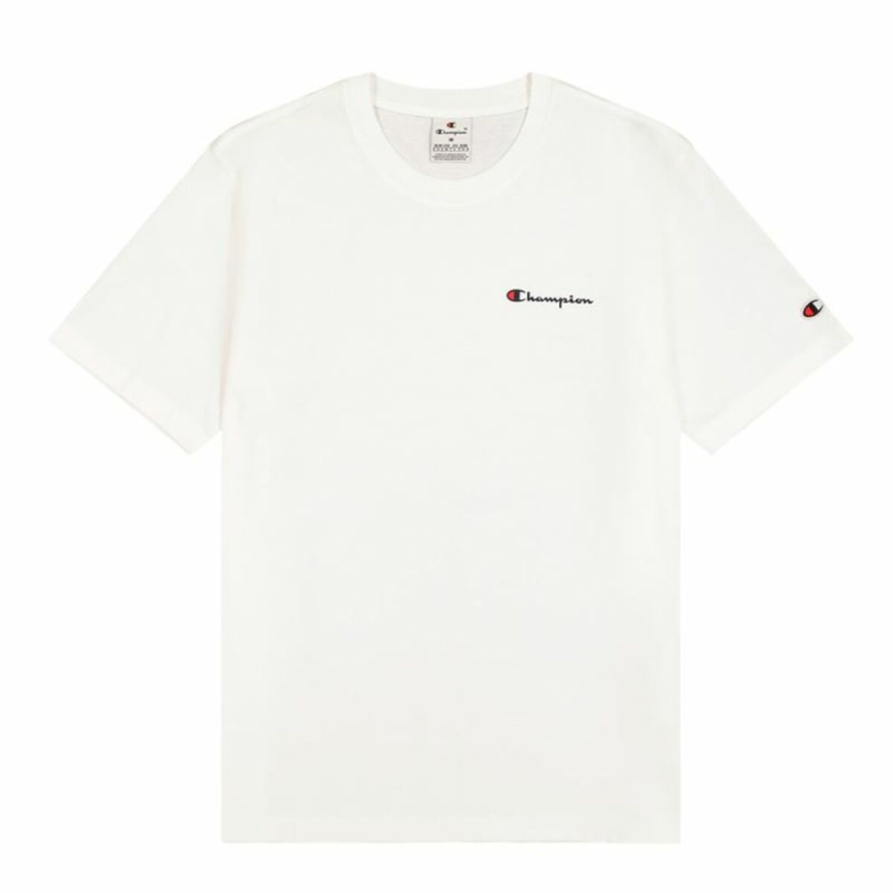 Herren Kurzarm-T-Shirt Champion Crewneck Weiß