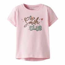 Child's Short Sleeve T-Shirt Name It Nmfvix Pink
