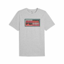 Herren Kurzarm-T-Shirt Puma Graphics Box Hellgrau