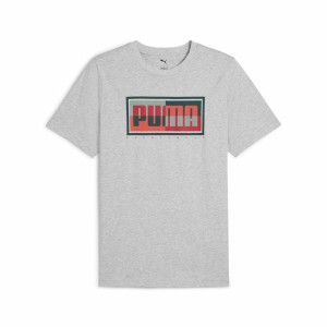 Herren Kurzarm-T-Shirt Puma Graphics Box Hellgrau