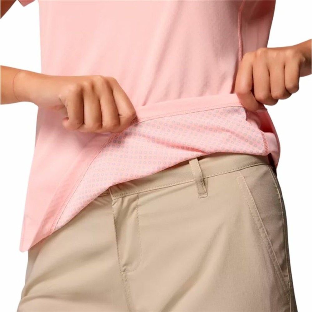 Maillot de Corps de Sport à Manches Coupe Columbia Zero Rules™ Light Ss Rose