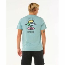T-shirt à manches courtes homme Rip Curl Search Icon Tee Bleu