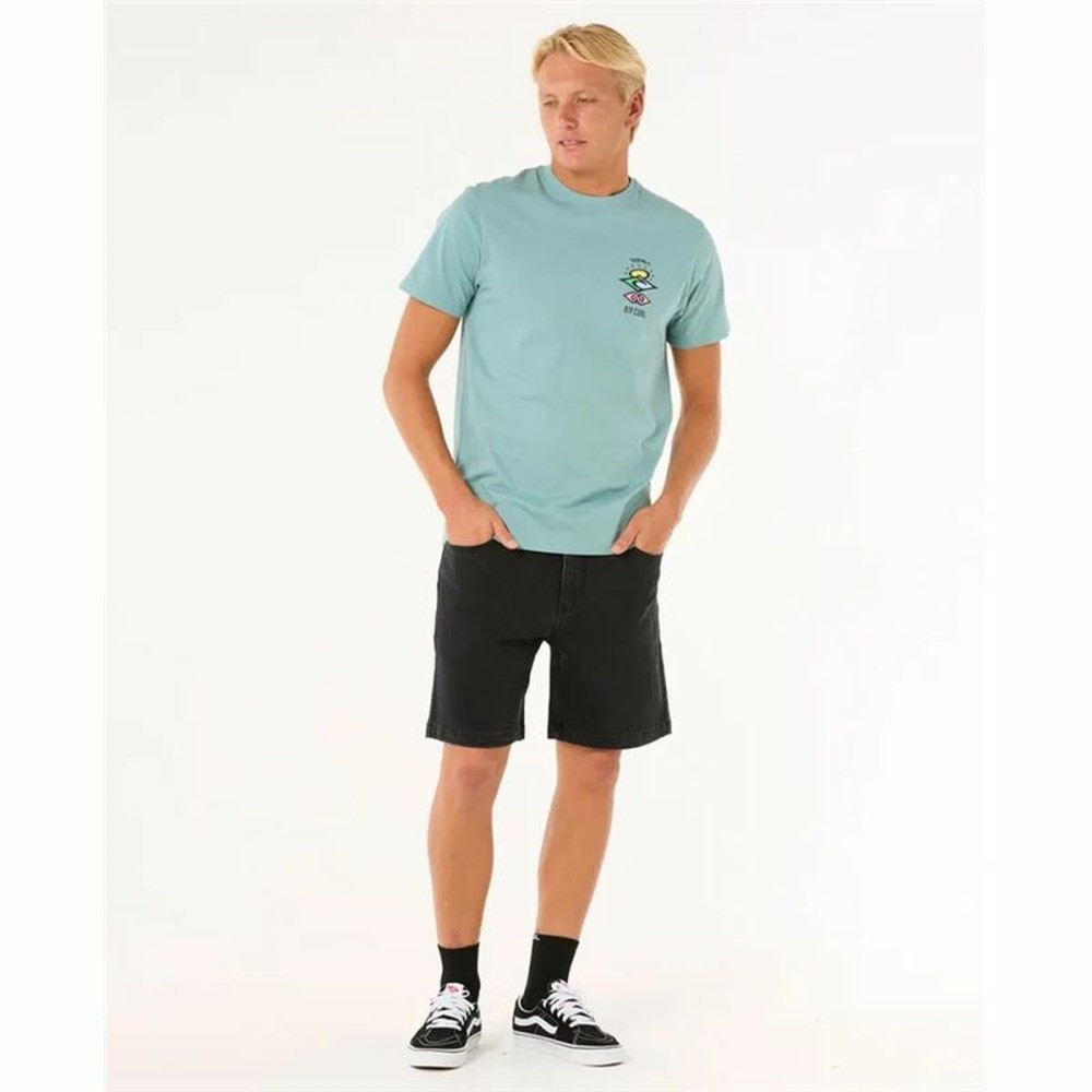 T-shirt à manches courtes homme Rip Curl Search Icon Tee Bleu