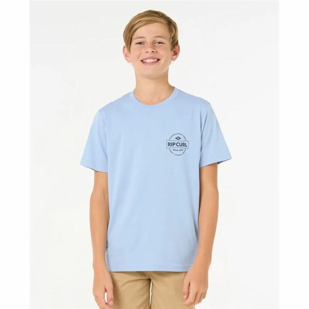 T shirt à manches courtes Enfant Rip Curl Rip Curl Staple Tee Bleu