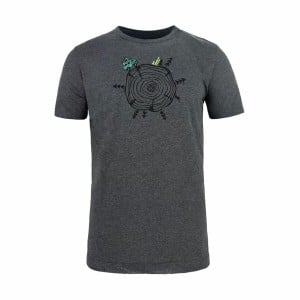 T-shirt à manches courtes homme Joluvi Wood Gris foncé