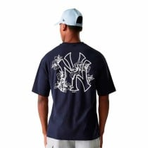 Herren Kurzarm-T-Shirt New Era New Era Mlb Floral Grphc Os Neyyan Marineblau