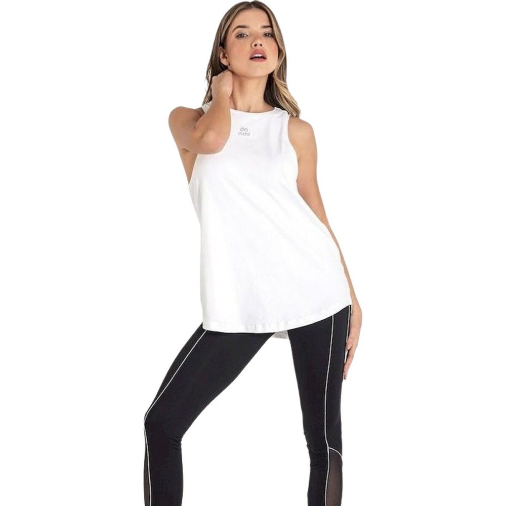 Maillot de Corps sans Manches pour Femme Ditchil Dictchil Tank Top Energy Mujer Blanc