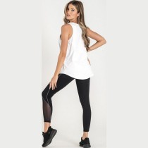 Maillot de Corps sans Manches pour Femme Ditchil Dictchil Tank Top Energy Mujer Blanc