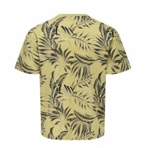Herren Kurzarm-T-Shirt Only & Sons Onskash Reg Leaf Aop Gold