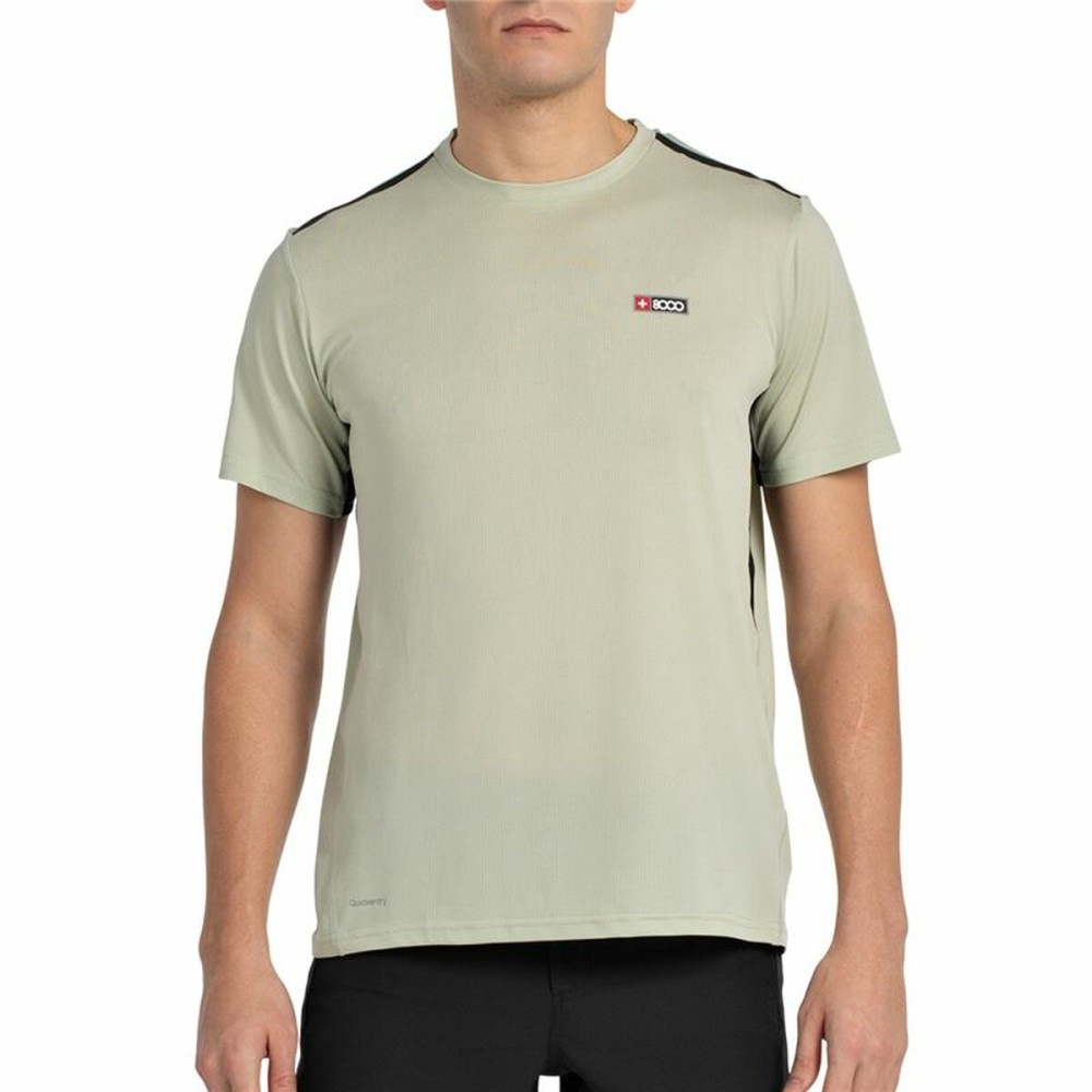 Short-sleeve Sports T-shirt +8000 Turqui Light grey