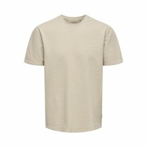 Herren Kurzarm-T-Shirt Only & Sons Onskian Life Reg Seersucker Ss