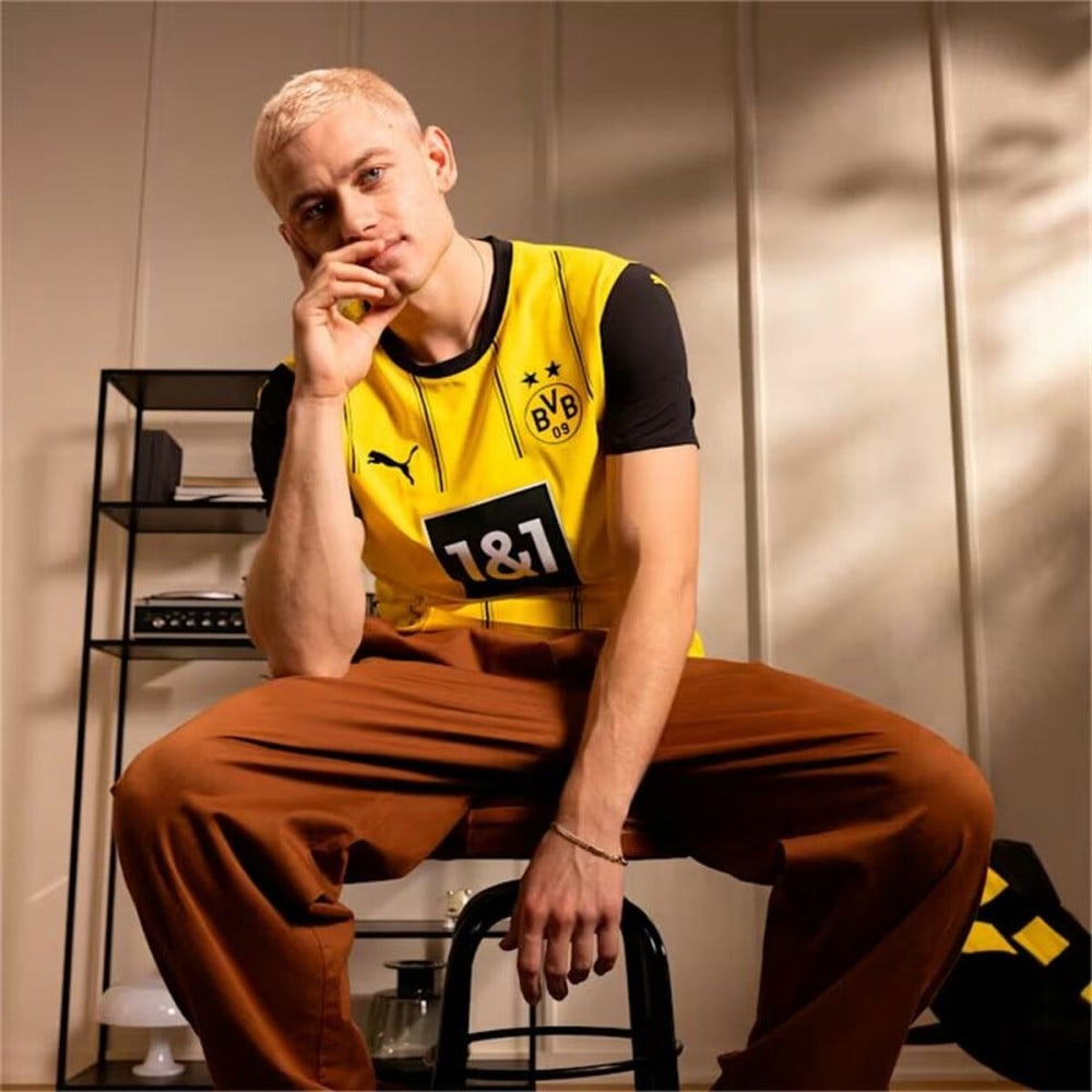 Men's Short-sleeved Football Shirt Puma Borussia