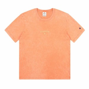 Herren Kurzarm-T-Shirt Champion SS Orange