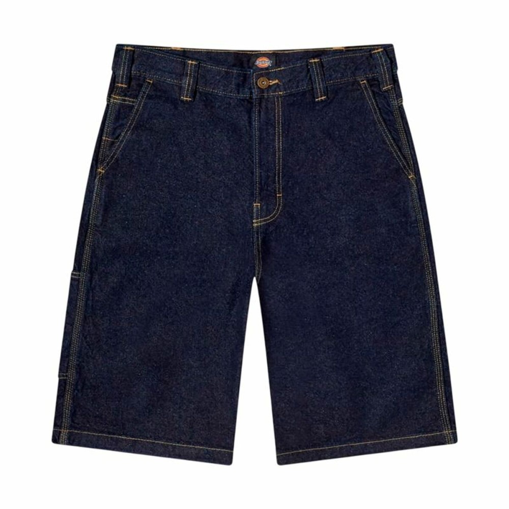 Herren Jeans Dickies Madison Denim Short Rinsed Blau