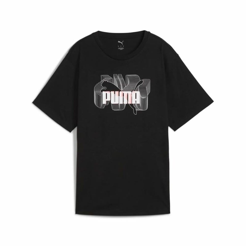 Damen Kurzarm-T-Shirt Puma Graphics Stacked